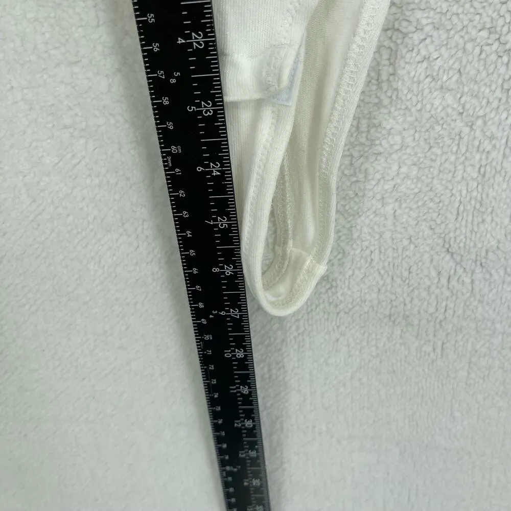 Madewell Tank Thong Bodysuit White Women's XXS NWT - Image 5