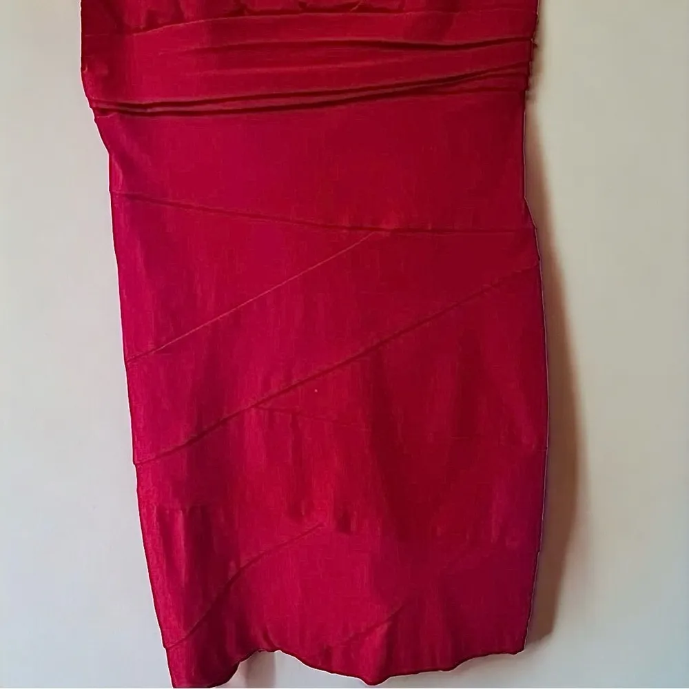 (NWT) Red Bodycon Slip Mini Dress - Image 5
