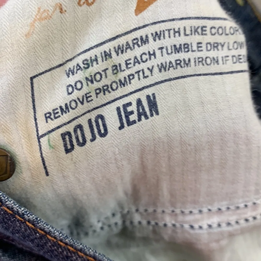 7 For All Mankind Dojo Dark Wash With Fade Wide Leg Jeans - Image 6