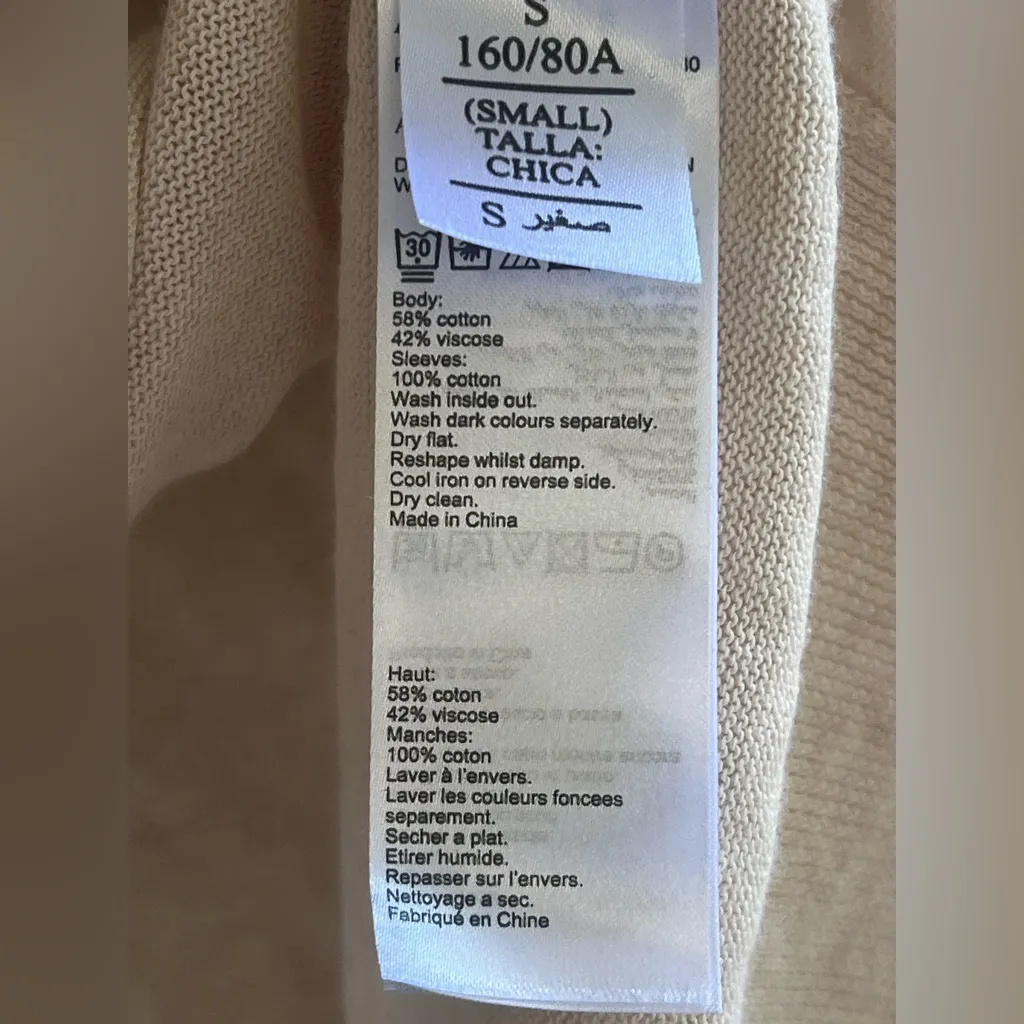 AllSaints Drina Ribbed Asymmetrical Zipper Shoulder Merino Wool Cardigan. - Image 14