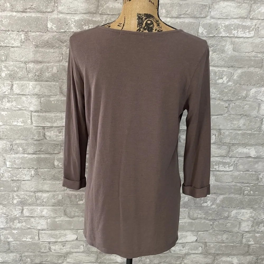 Anthropologie Mickey & Jenny Lace Up Top - Image 3