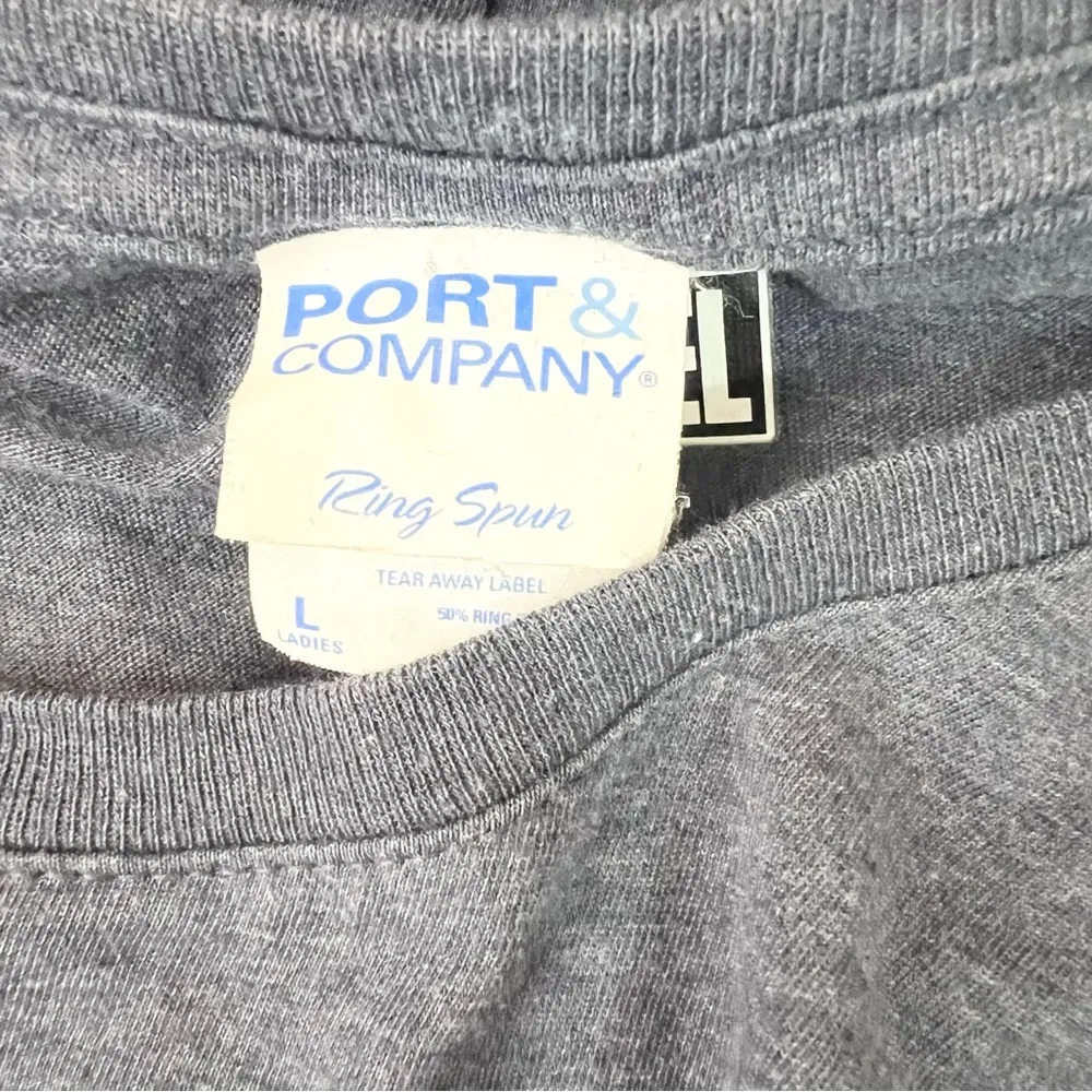 Marvel Xavier Institute Superhero T-Shirt Women’s Size Large Gray & Blue - Image 5