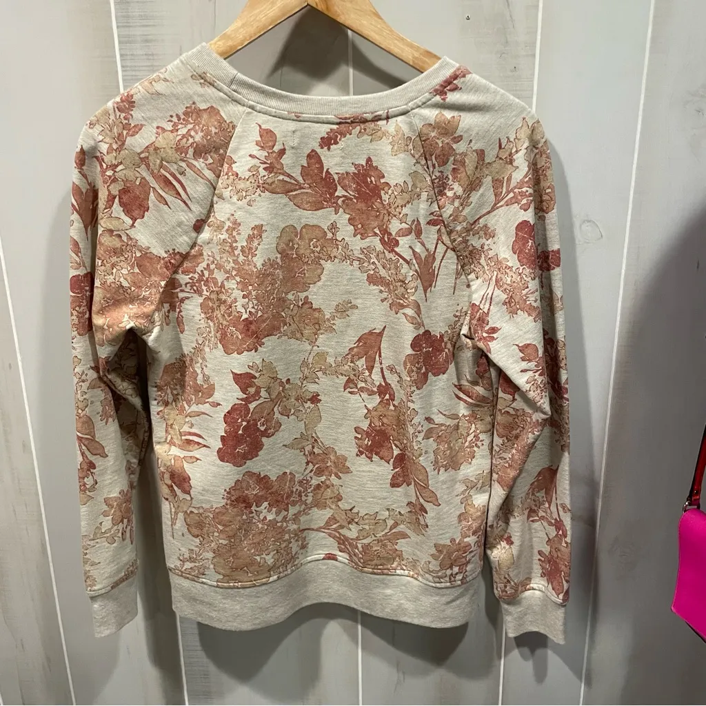 Studio Works Cute soft oatmeal pumpkin leaves print sweatshirt  - Image 8