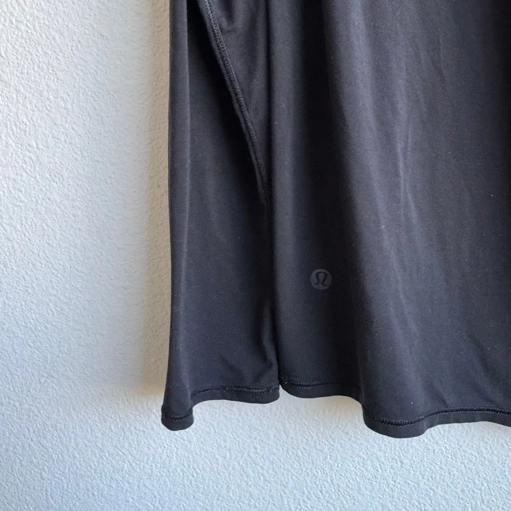 Lululemon Timeless Twist Long Sleeve Black Commute Athletic Open Back Size 6/8 - Image 4