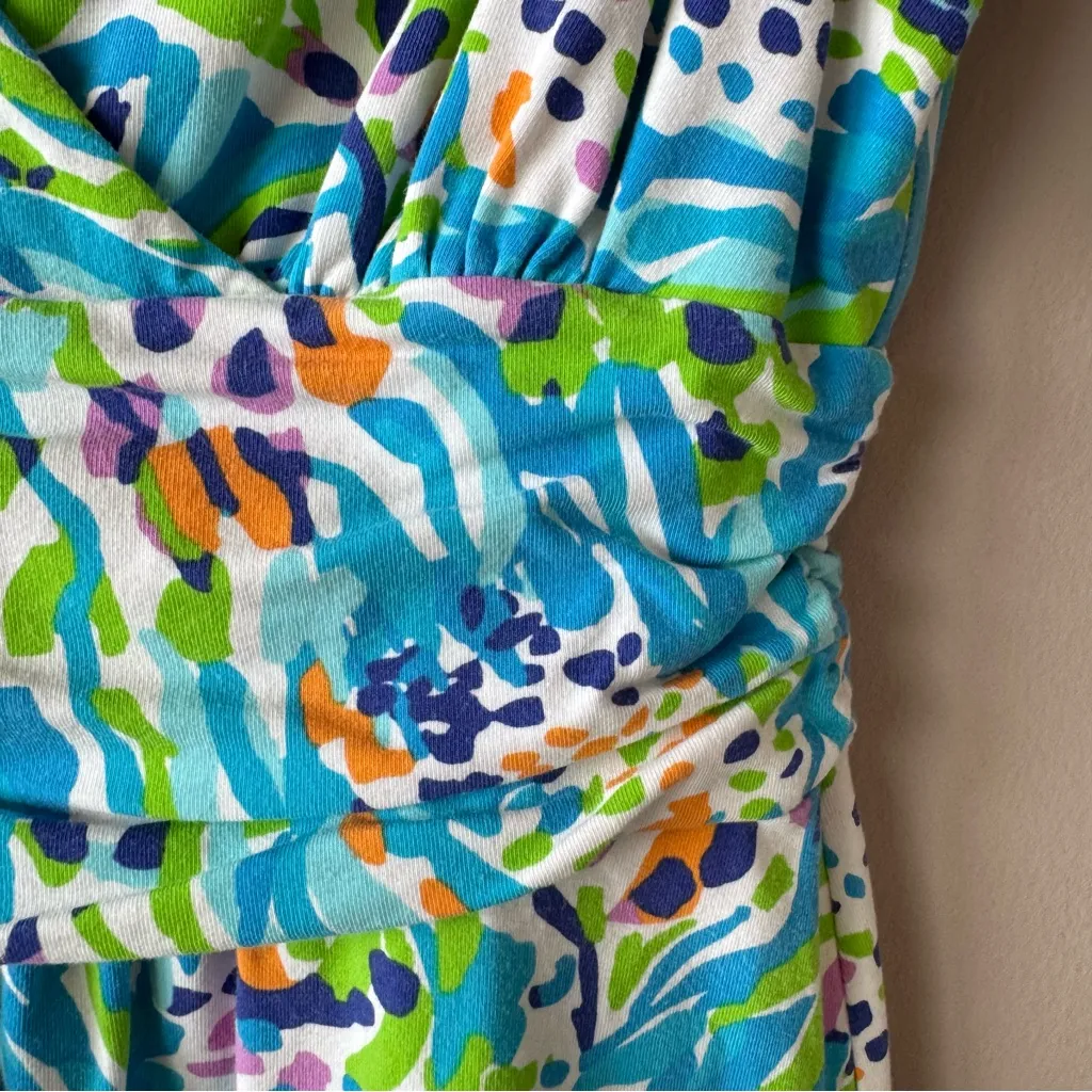 Lily Pulitzer Women’s Sea‎ Soriee Shianne Double V-Neck Dress Size Small - Image 5