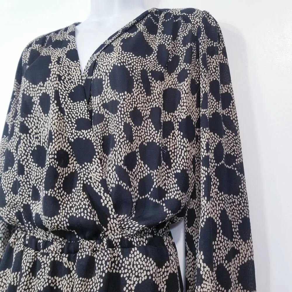 Parker Women size XS  V-Neck Long Sleeves Printed Mini Dress - Image 2