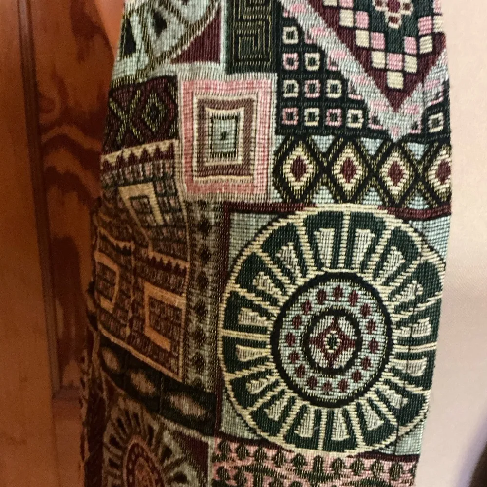 Vintage 70s tapestry vest Size M - Image 2