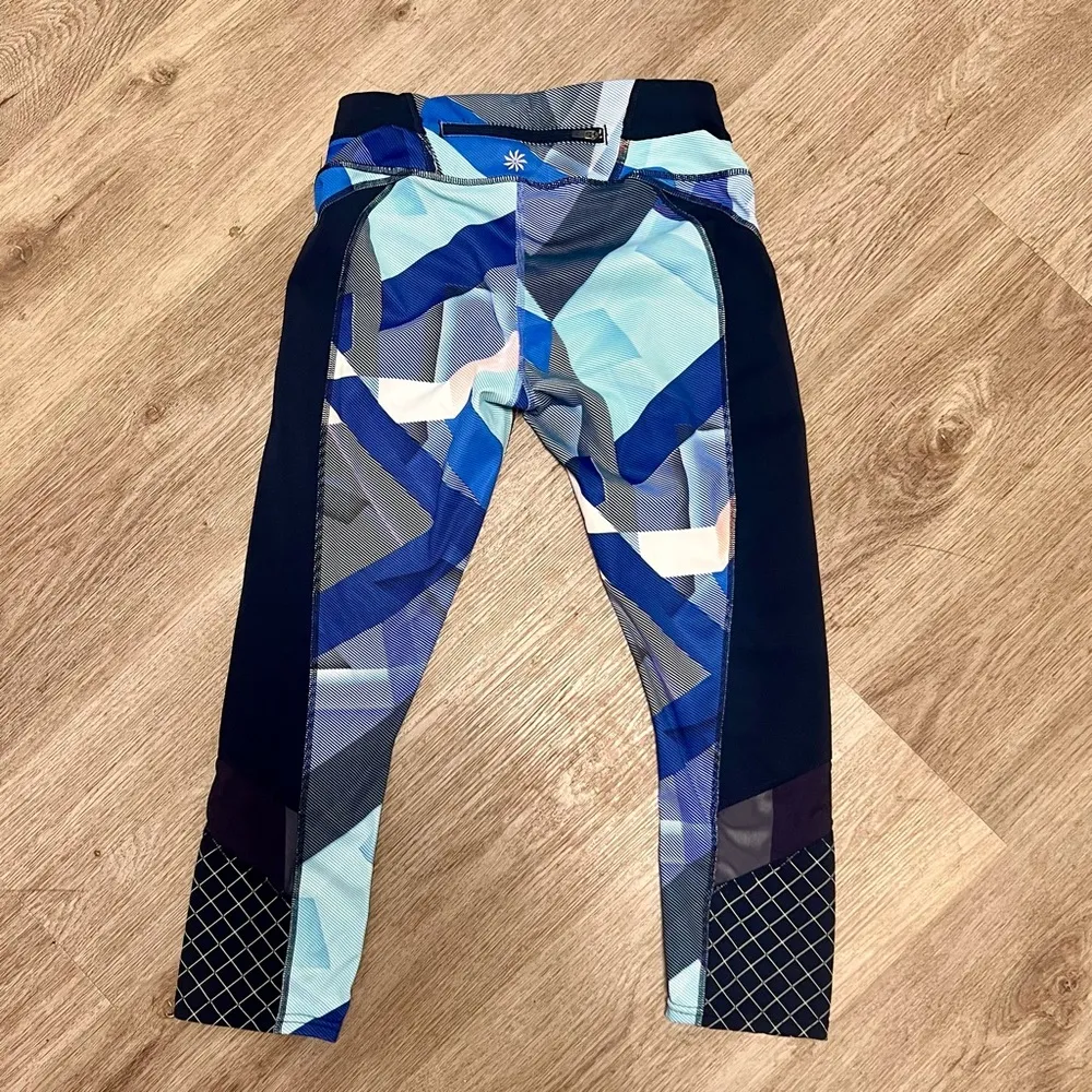 Athleta Electric Geo Sonar Capri Leggings A2 - Image 6