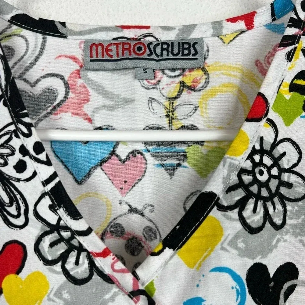 Super‎ Cute Colorful MetroScrubs Size S - Image 3