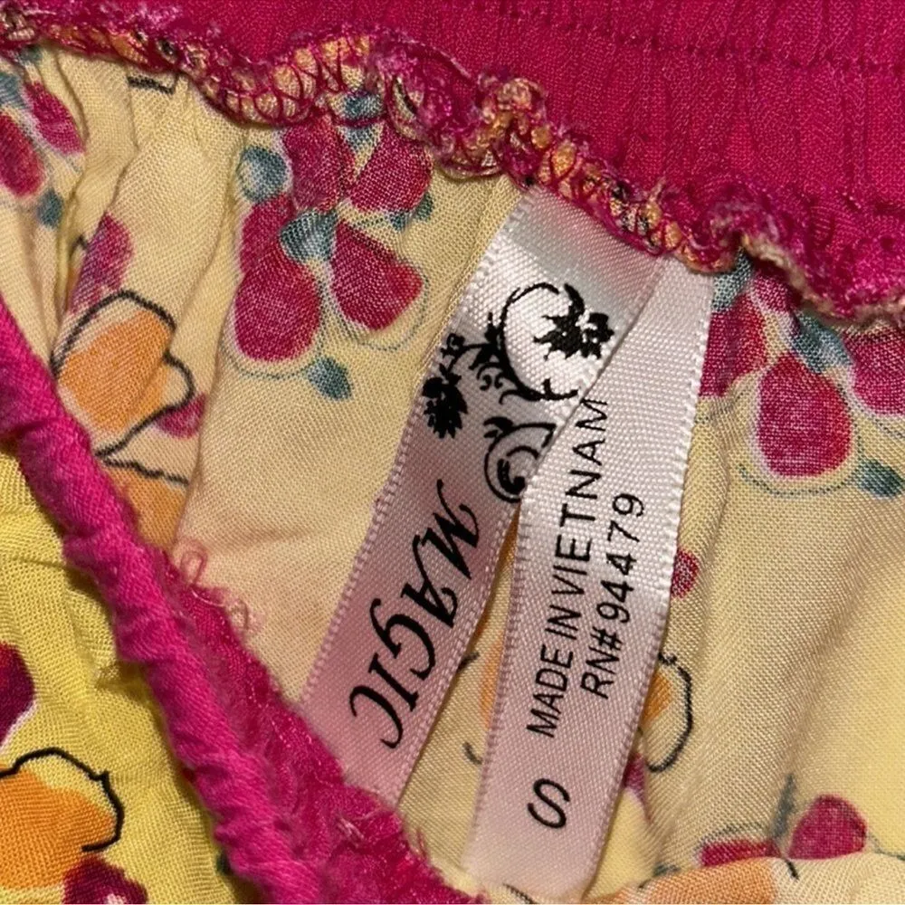 Magic Floral Print Maxi Skirt(Size Small) - Image 4