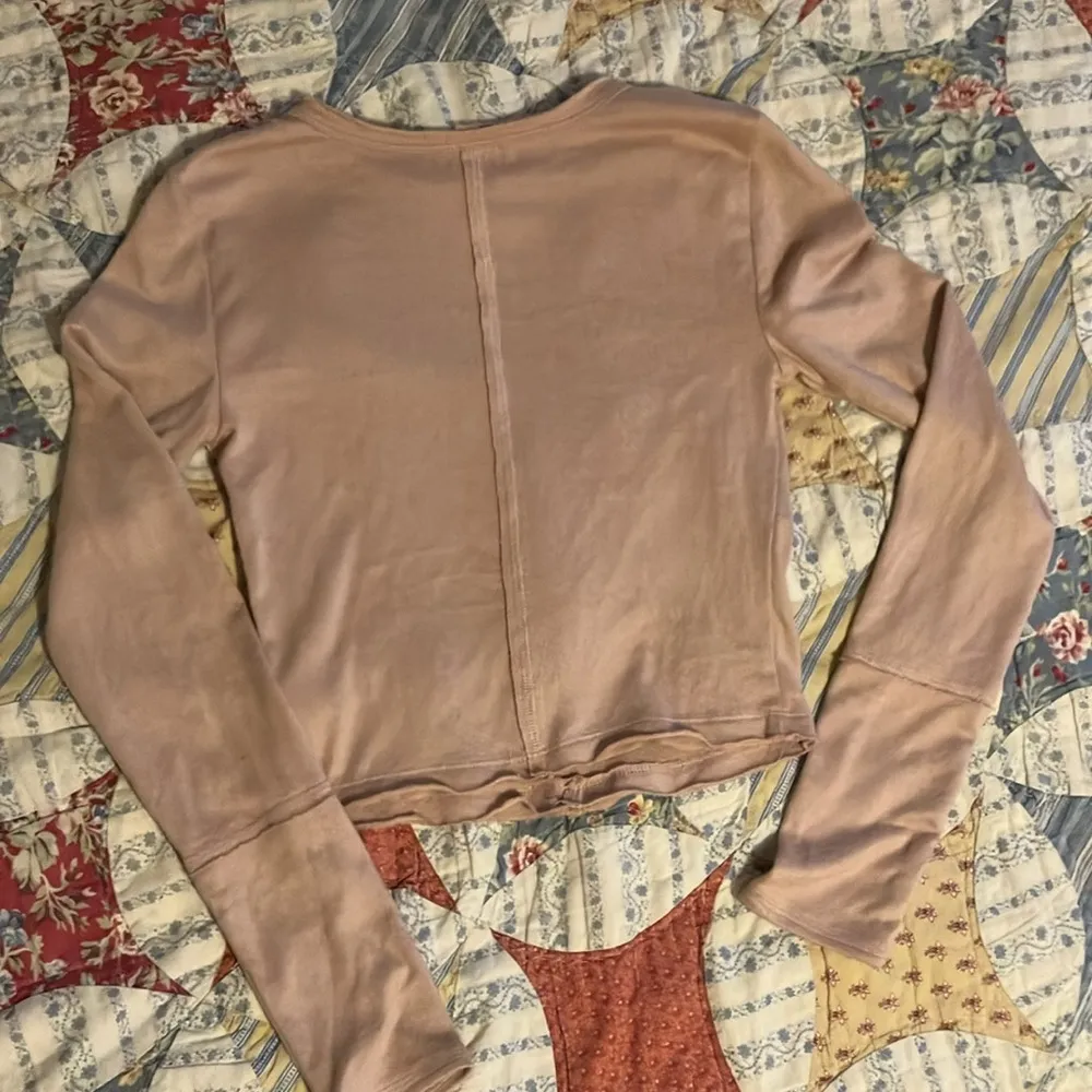 Cropped long sleeve top, small - Image 5