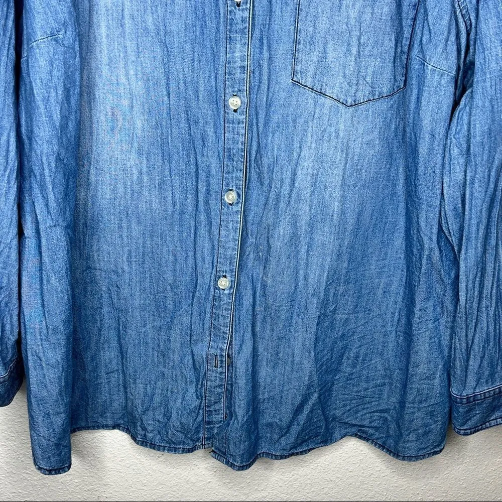 Old‎ Navy Classic Blue Shirt - Image 3
