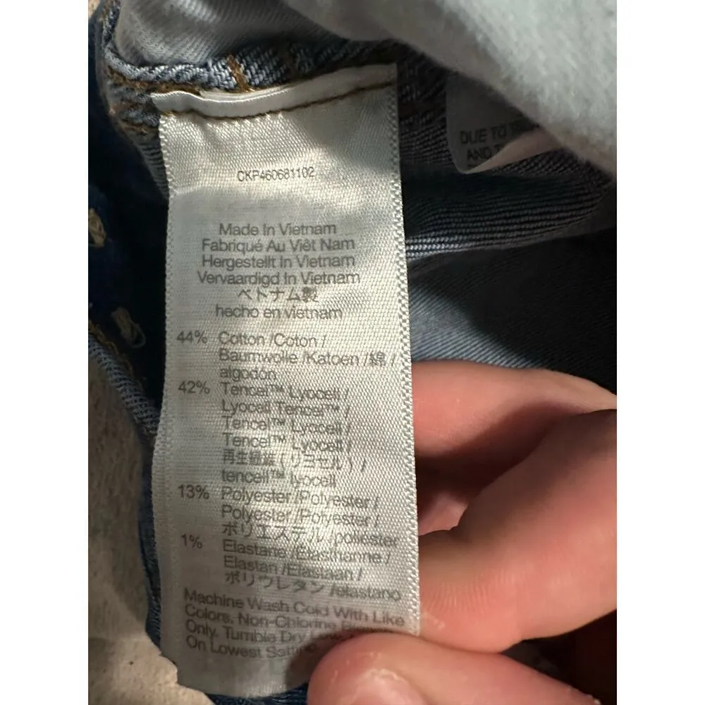 Madewell Mid-Rise Stovepipe Jeans Women's SZ 24 Medium Wash Denim Slim Straight - Image 5