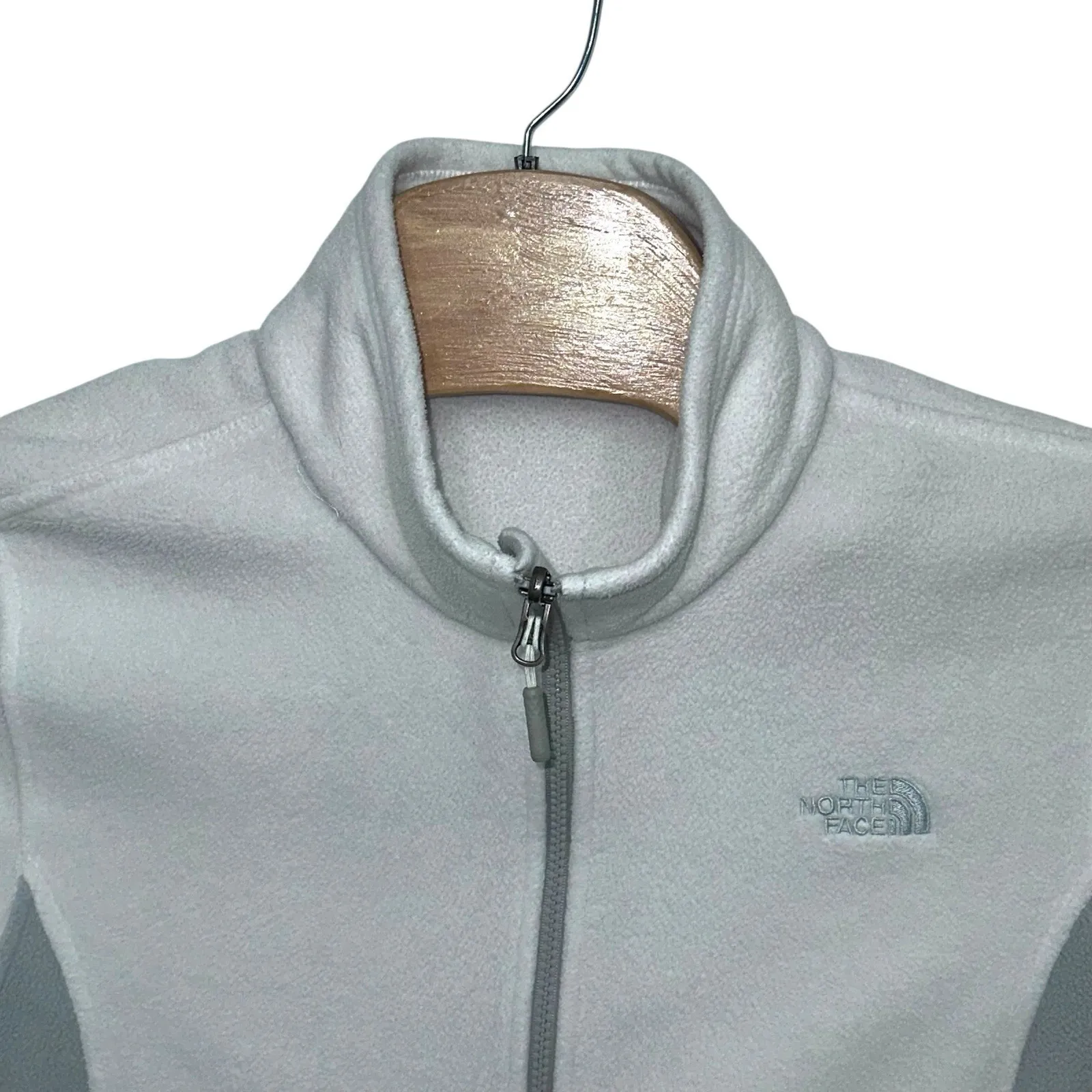 The North Face Full Zip Fleece Sweater Jacket Women's Size 2XL Hooded Gorpcore - Image 2