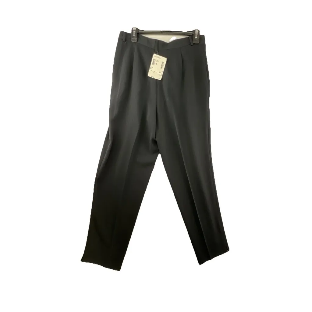 Alex Garfield Garfield & Marks Size 14 High Rise Trousers Pants Black USA Made - Image 6