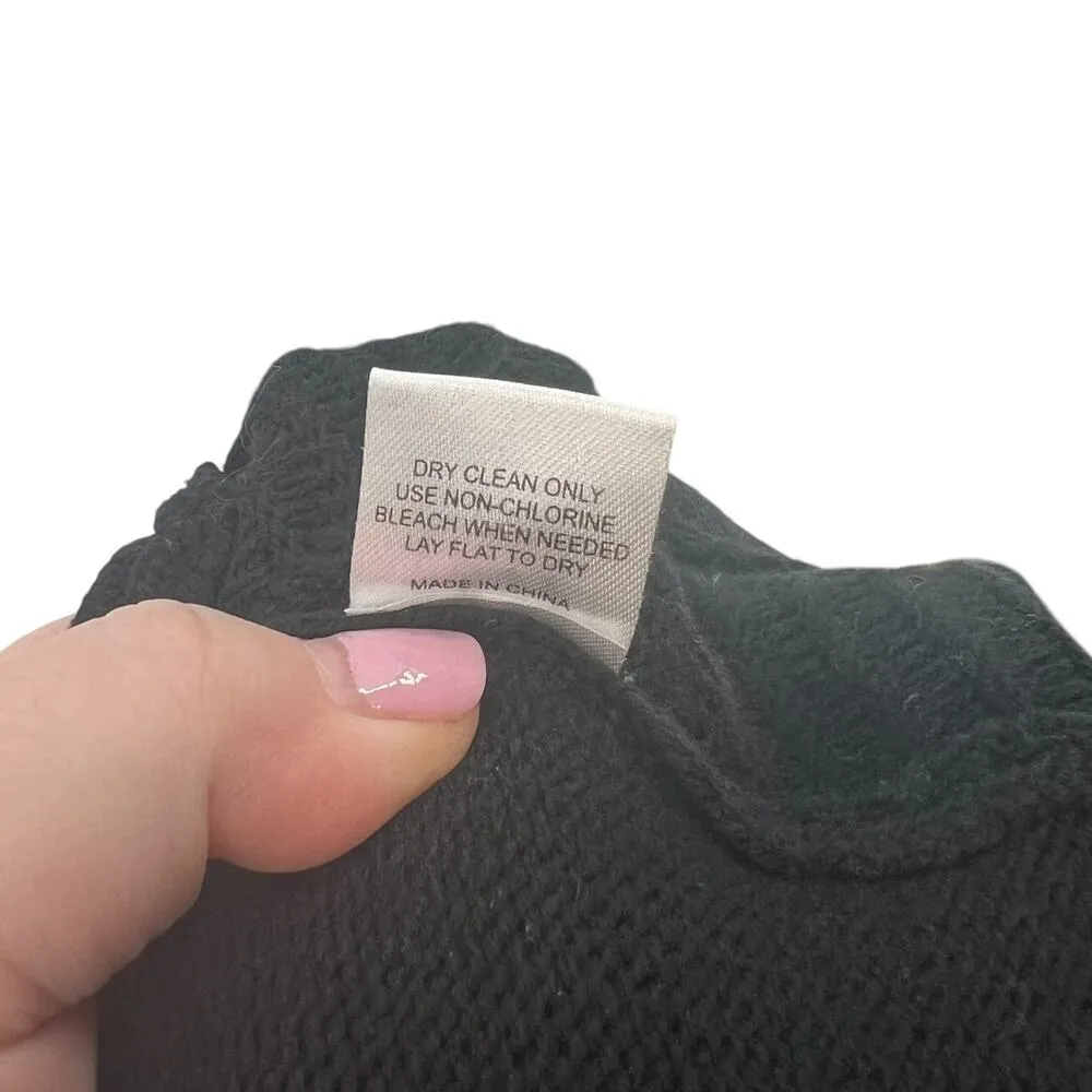 Generation Love Black Sweater with Side Buckle Detail Size‎ Medium - Image 11