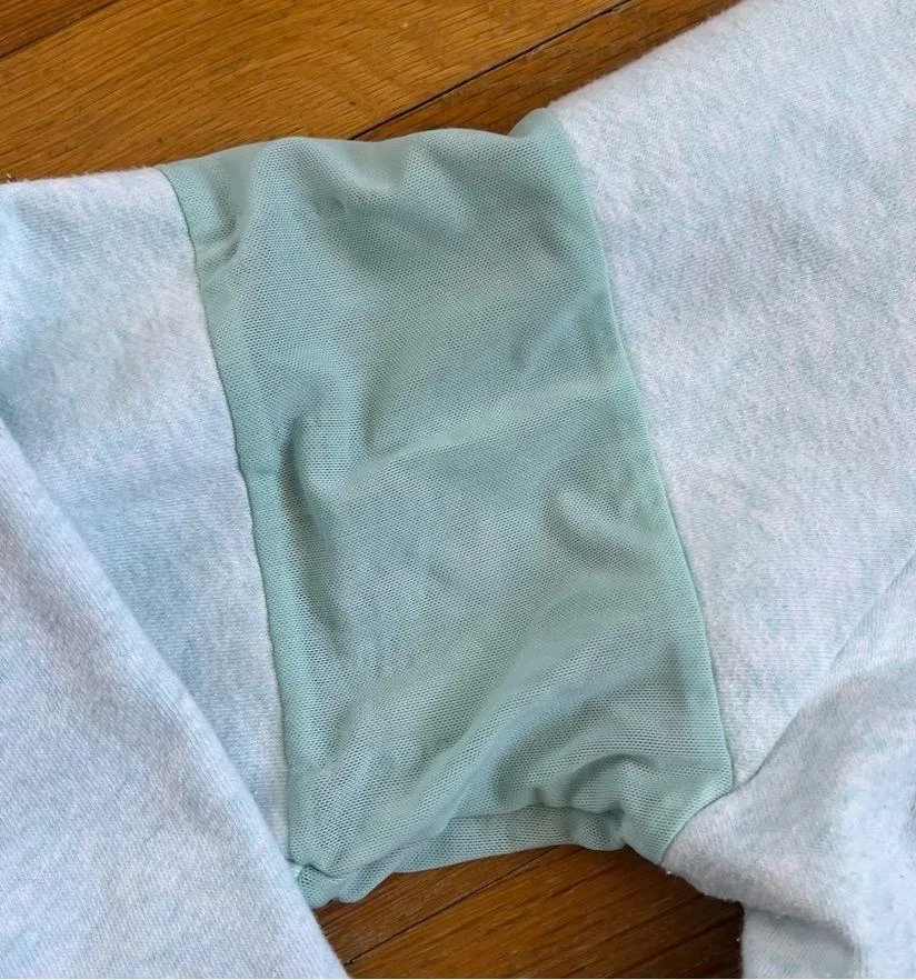 Light Blue Gymshark Hoodie Sz L - Image 2