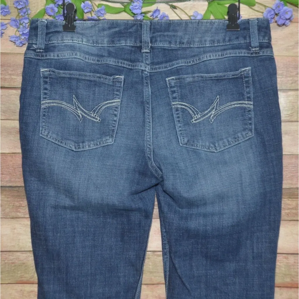 Wrangler Ladies Bootcut 13x34 Denim Blue Jeans Classic Cowgirl Western Med Wash - Image 5