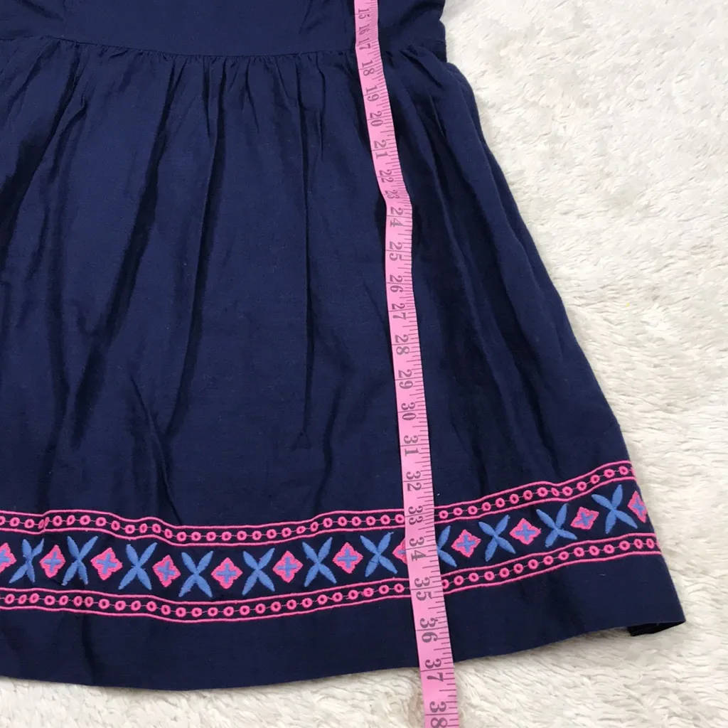 Vineyard Vines Embroidered Fit & Flare Dress - Image 6