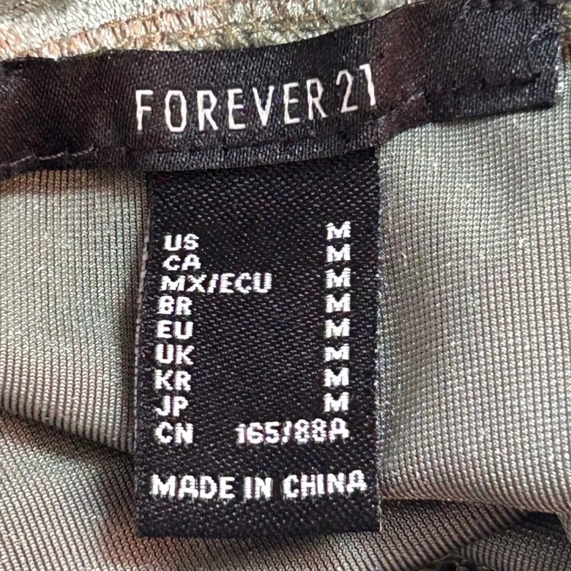 Milkmaid Top M Goblincore Green Velour Peplum Y2K Fairy Romantic Bohemian‎ - Image 6