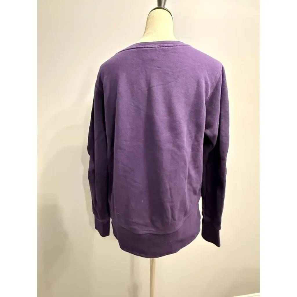 Nike women's medium purple/gray thick sweatshirt MSRP $75 - Image 2