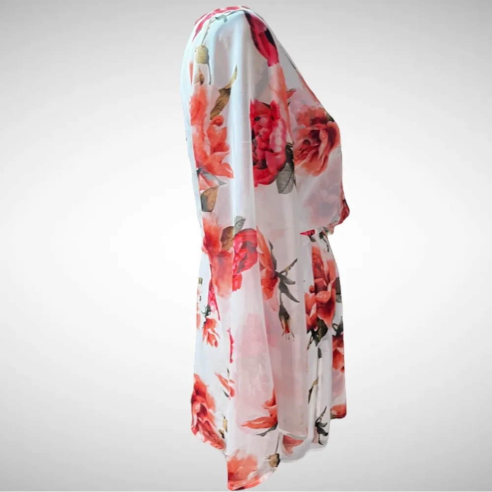 SHOW ME YOUR MUMU Floral Rose Print Runaway‎ Mini Dress XS | EUC - Image 5