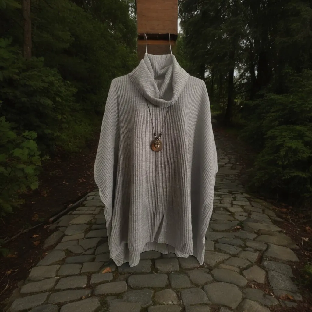 1pc Retro Owl Linen Accessories Ethnic Style Wooden Alloy‎ Sweater Necklace Brown - Image 10