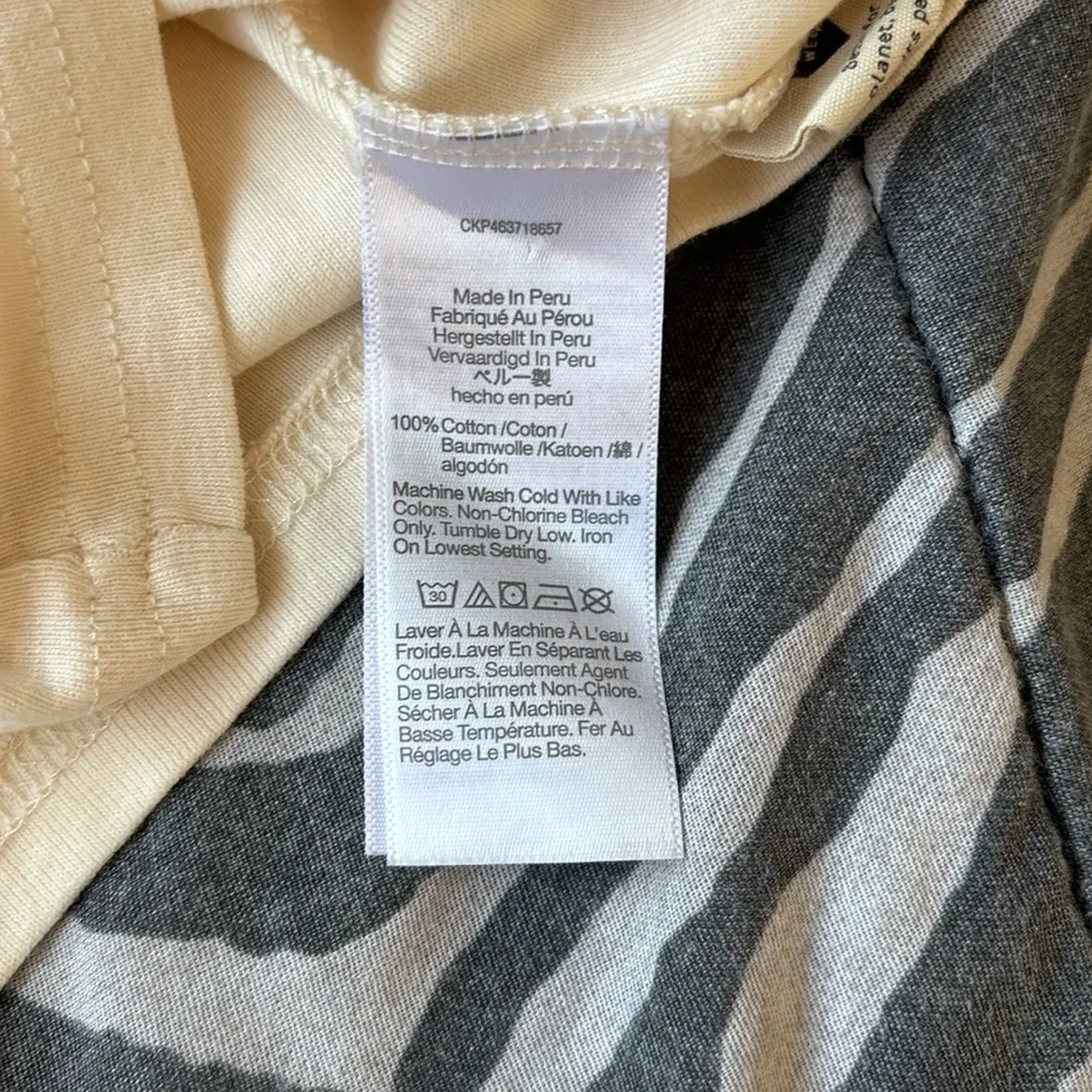 Madewell Cream + Black Stitching Thompson Cami Tank - Image 6