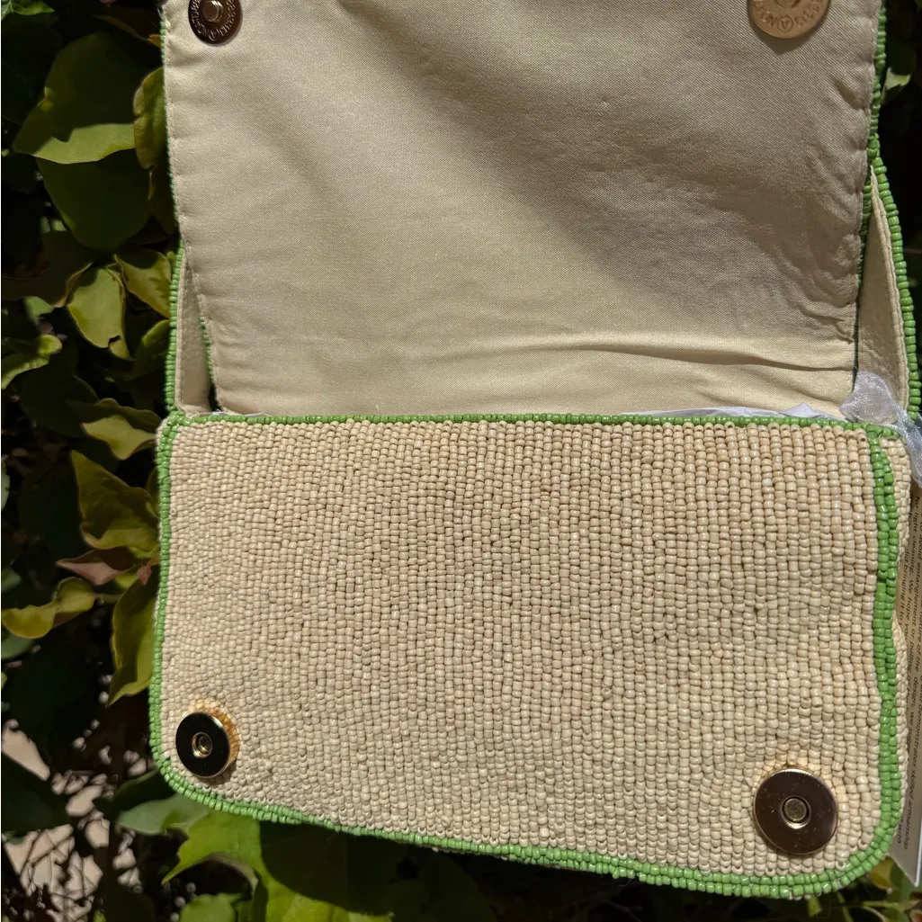 NWT Viral Made in India Aperol Spritz Orange Cocktail Beaded Bag Handcrafted - Image 7