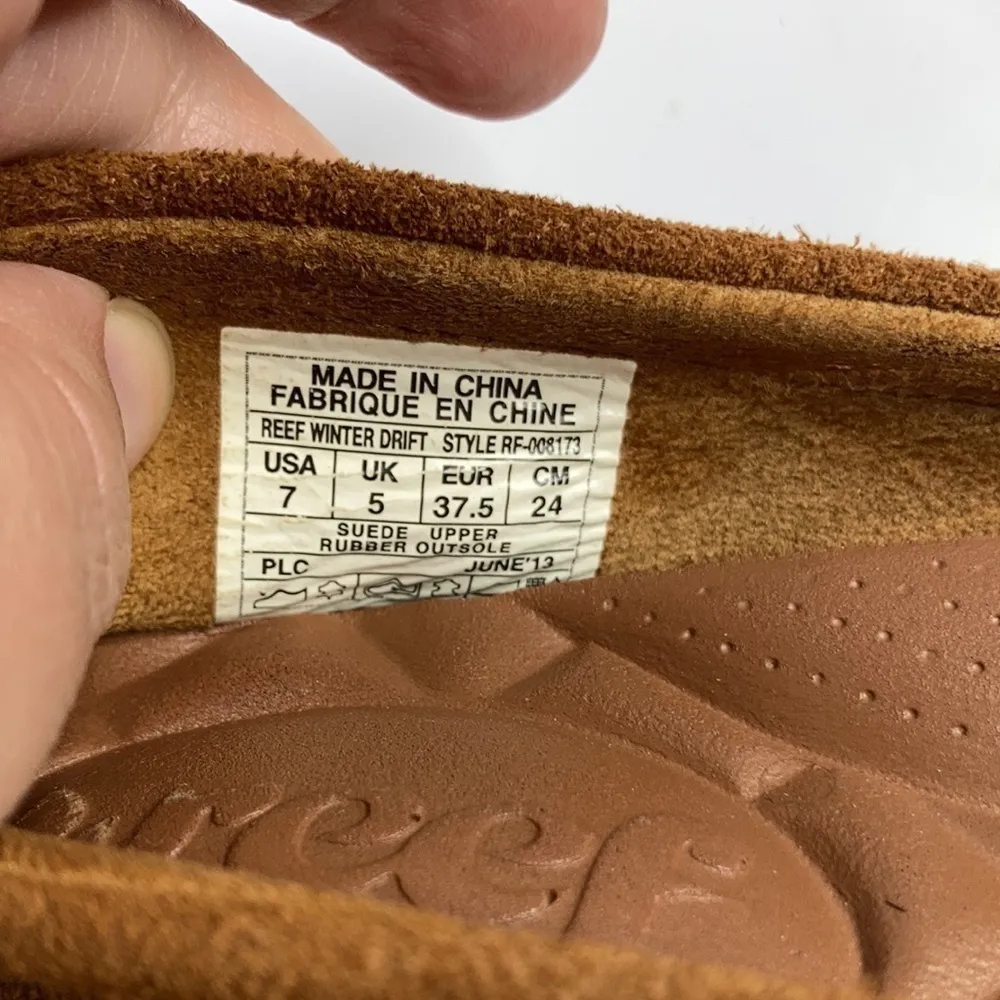 Reef leather moccasins‎ size 7 - Image 4