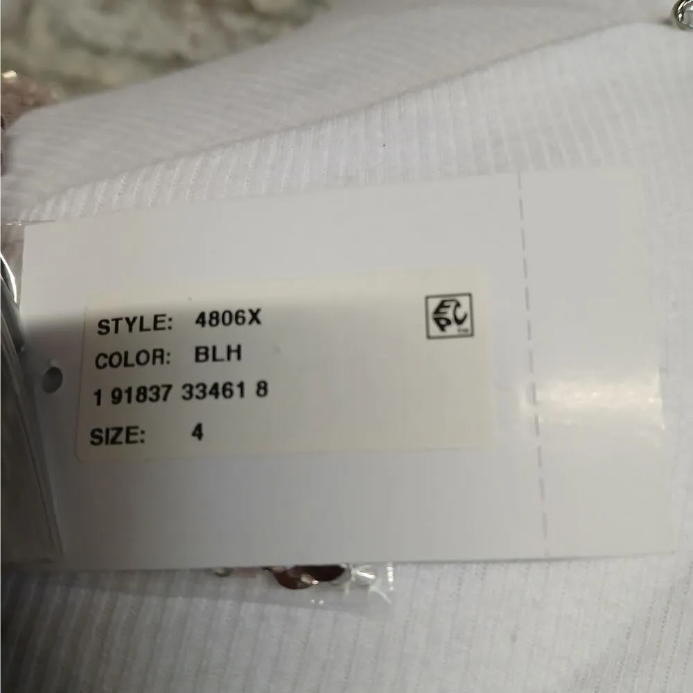 Xscape Beaded Formal Evening Gown Women's 4 Mother Of Bride Wedding Party Dress - Image 12