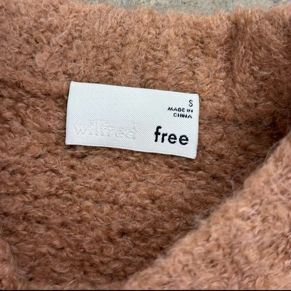 Aritzia Wilfred Meridian color block alpaca wool blend sweater - Image 4