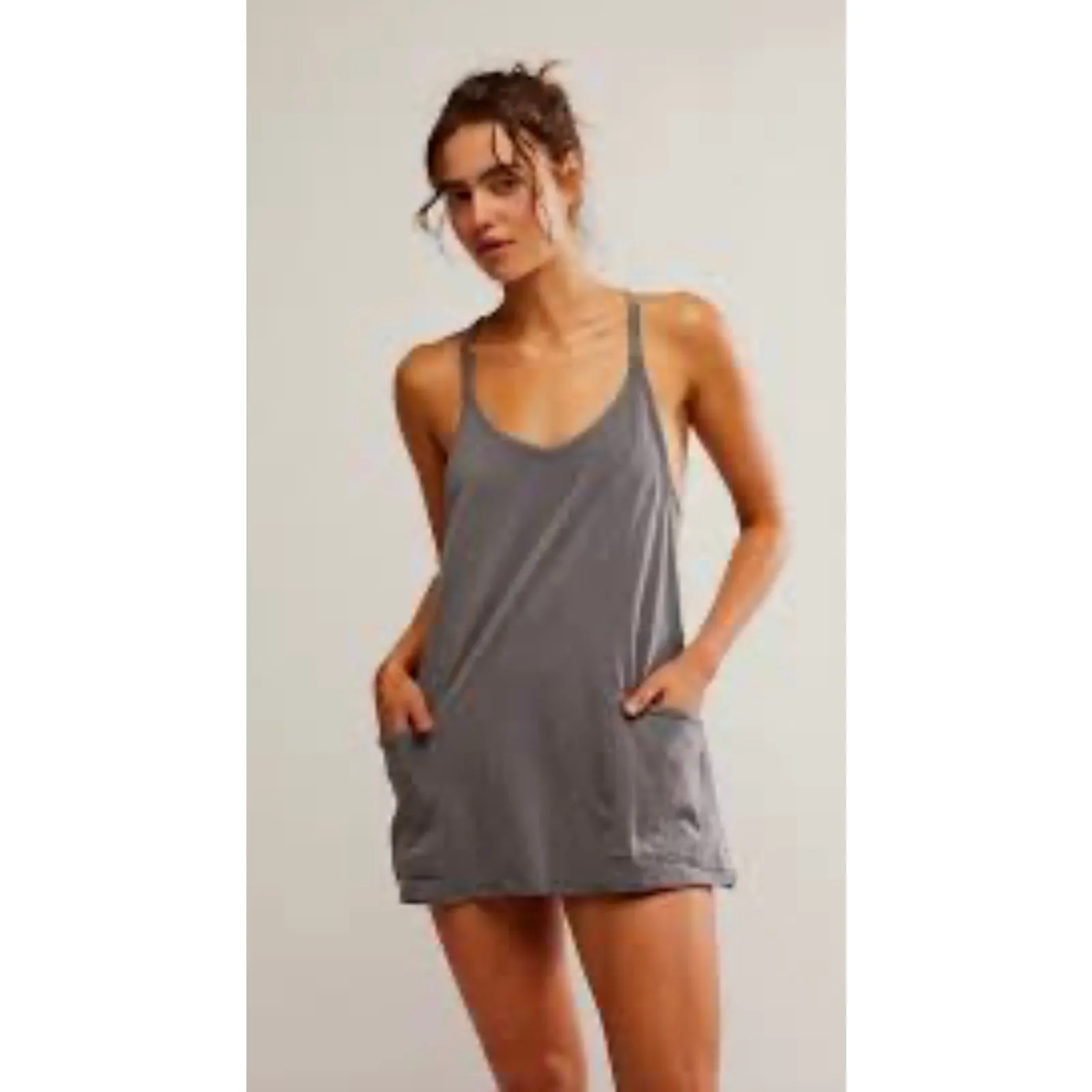 Free People Movement Hot Shot Mini Dress - Size Medium - Image 2