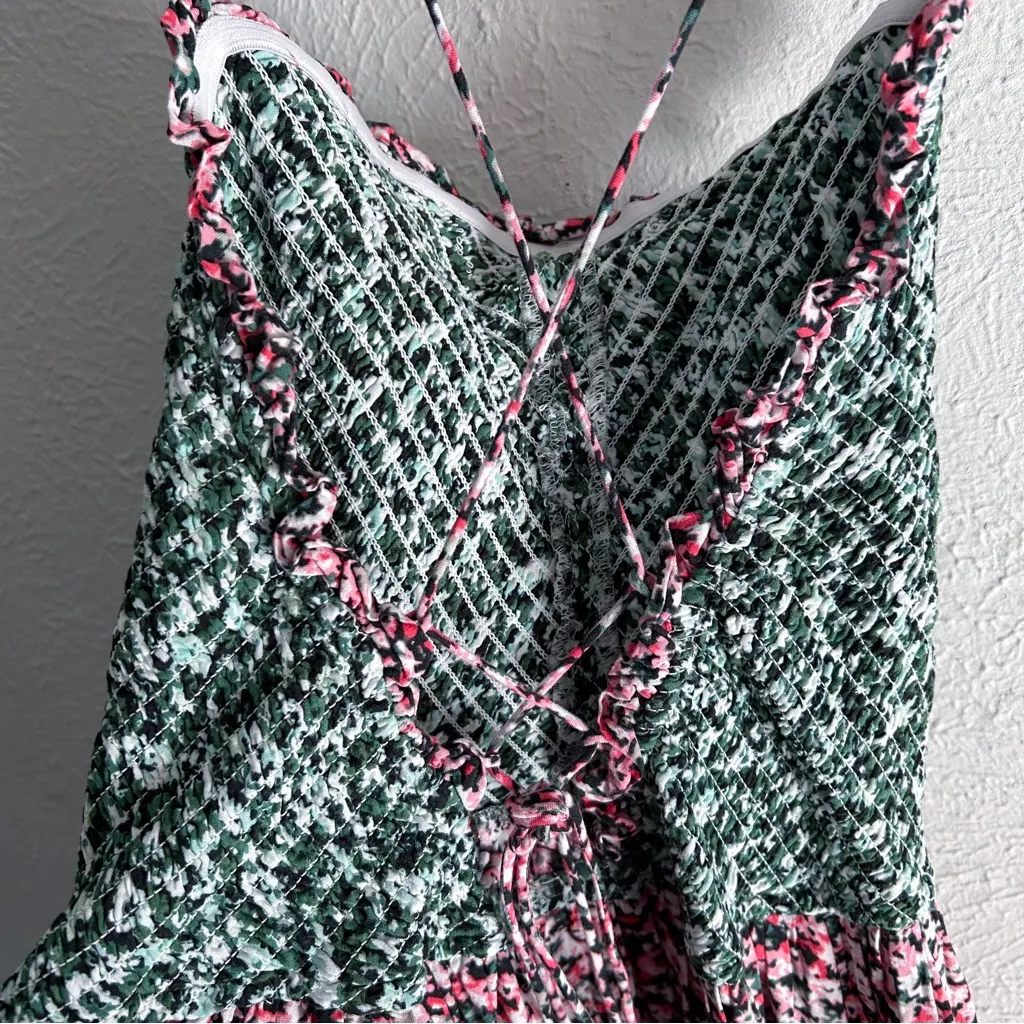 Free People One I Love Dress Floral Classic Combo Sz Medium - Image 7