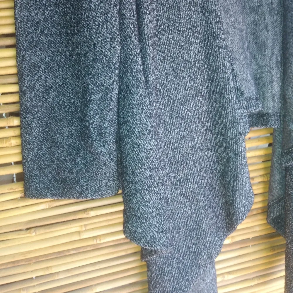 Bar III  Gray Waterfall Sweater Jacket XXL Plus - Image 2