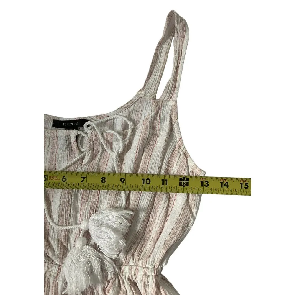 Forever 21 Women Size Small Bohemian Summer Top Shirt Blouse Boho 18-678 - Image 6