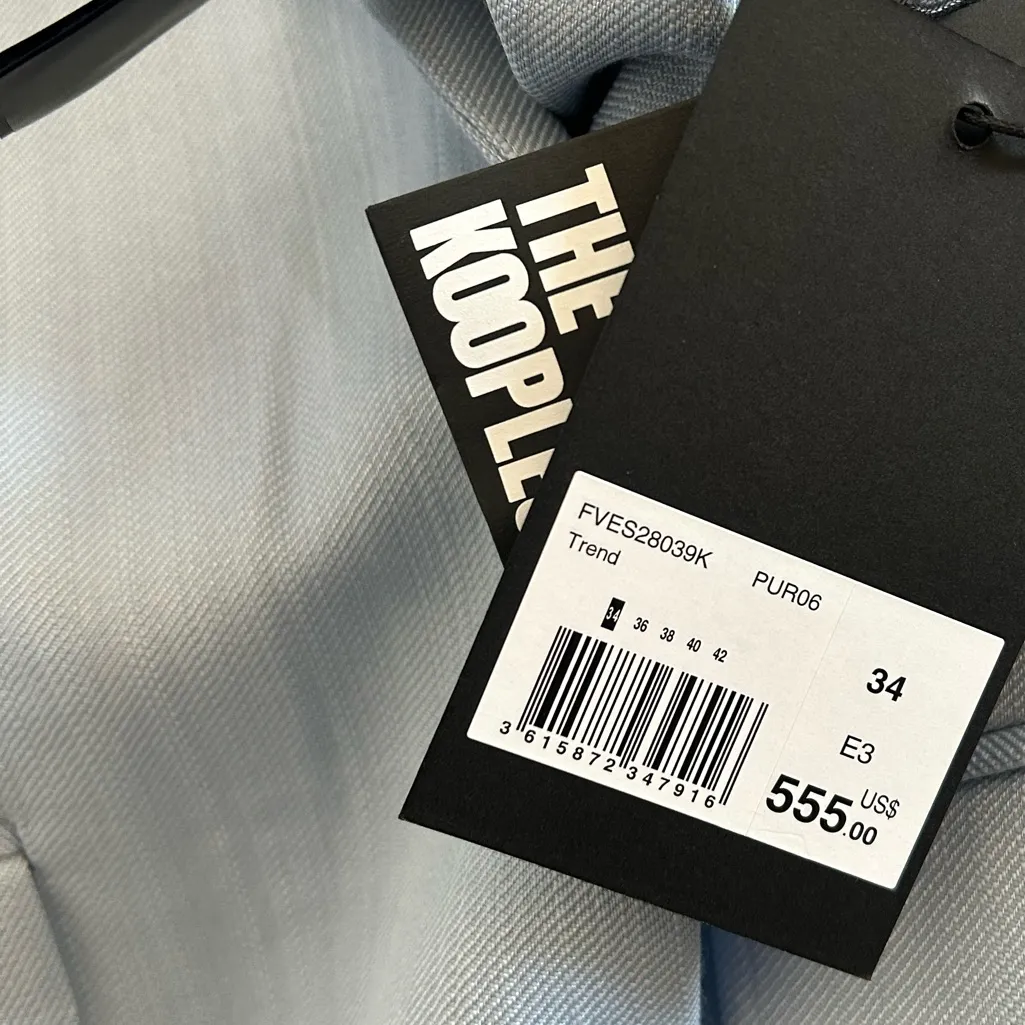 The kooples BLUE SUIT JACKET sz 34 (S) - Image 11