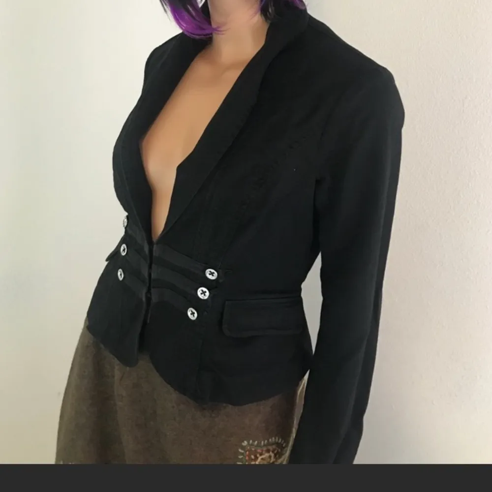 Cabi 329 Military Inspired Twill Jacket Black Women’s Size 2 - Image 12