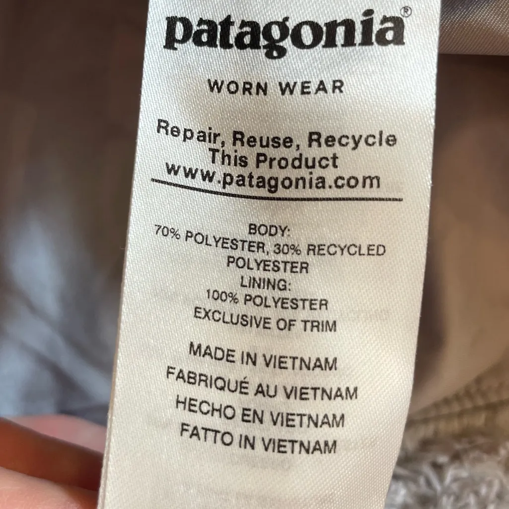 Patagonia Worn Wear Women’s Los Gatos Fleece Jacket – Size Small, Gray - Image 5