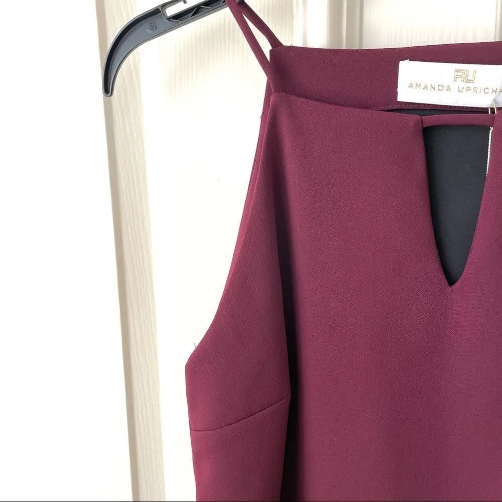 Amanda Uprichard Hunter burgundy tank top - Image 7
