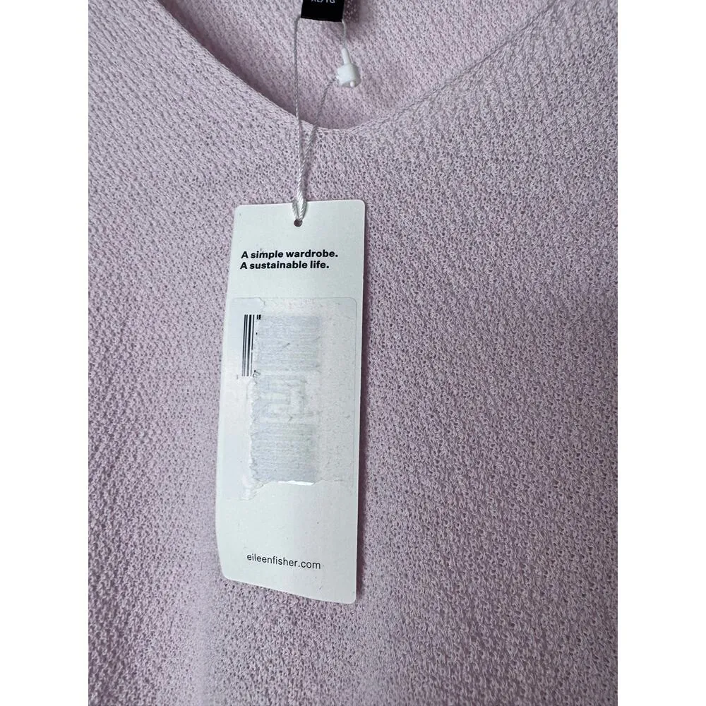 Eileen Fisher Washable Wool Crepe Fine Merino Wool Size V Neck Tunic Size XL - Image 7