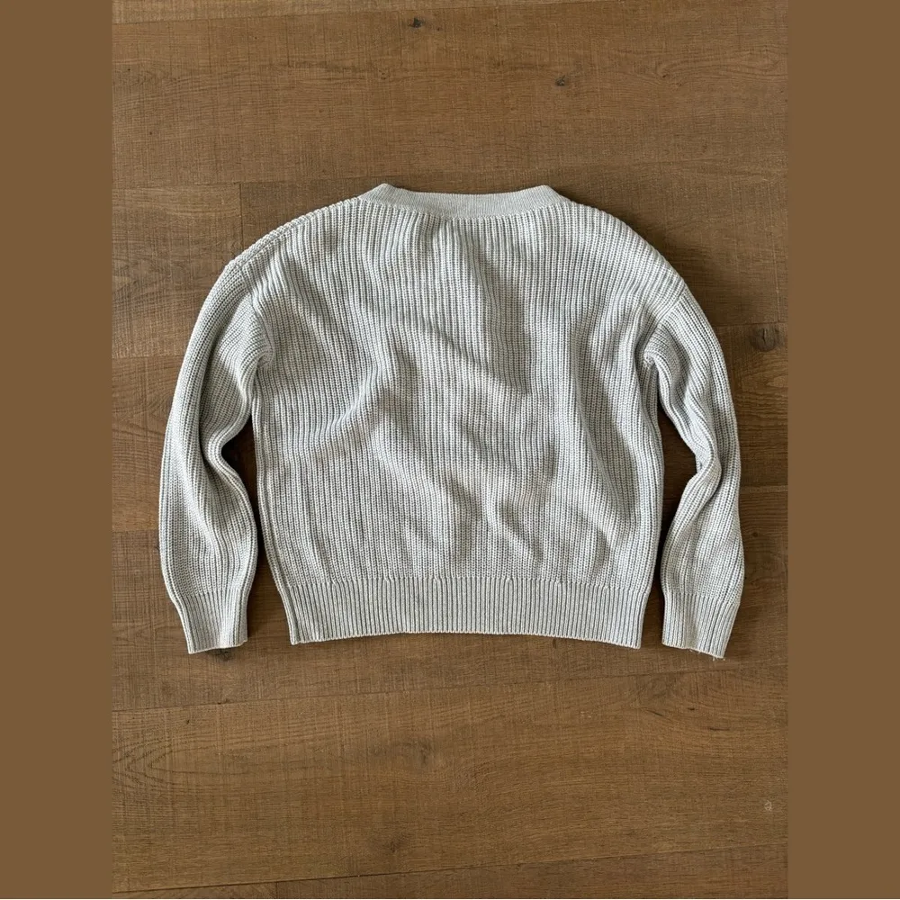 rails olivia heather gray lace up pullover knit sweater - Image 6