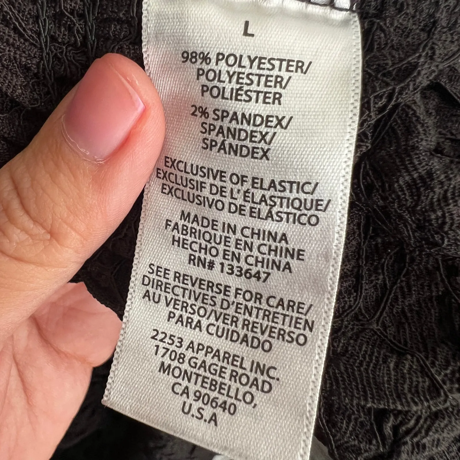 Black Smocked Puff Sleeve‎ Top, Fairy Grunge Y2K 2000s Gothic Coquette Small - Image 4