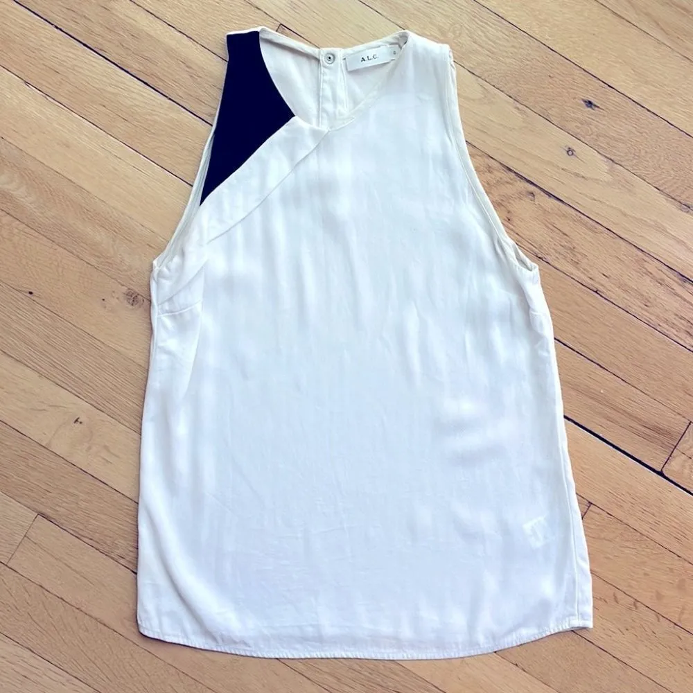 𝅺🤍 A.L.C. Sleeveless white top - size 0​ - Image 3