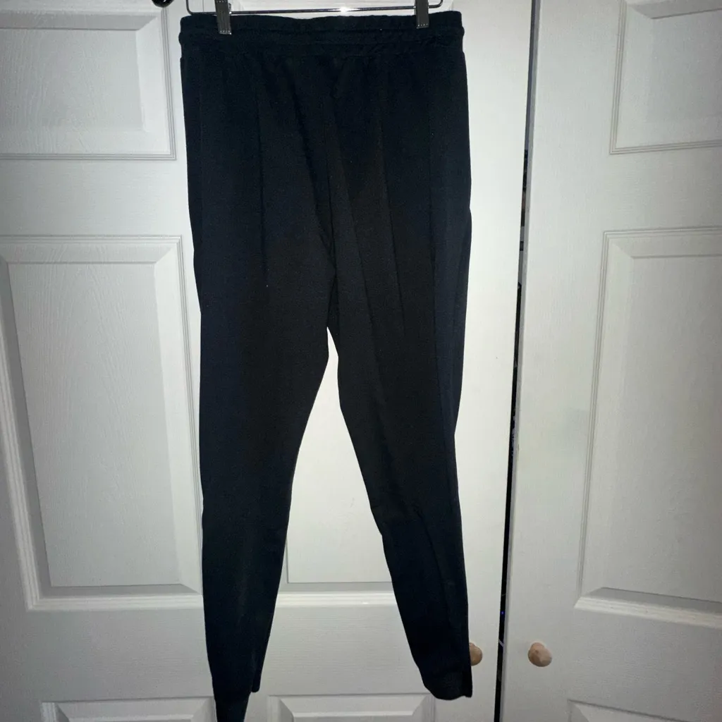 Gymshark Black Sweatpants with Logo - Image 2