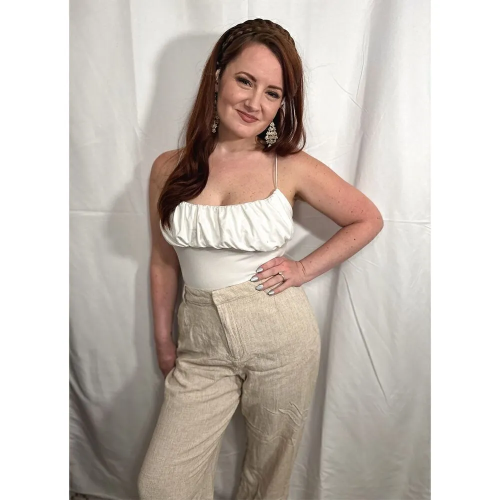 H & M Divided linen pants - Image 11