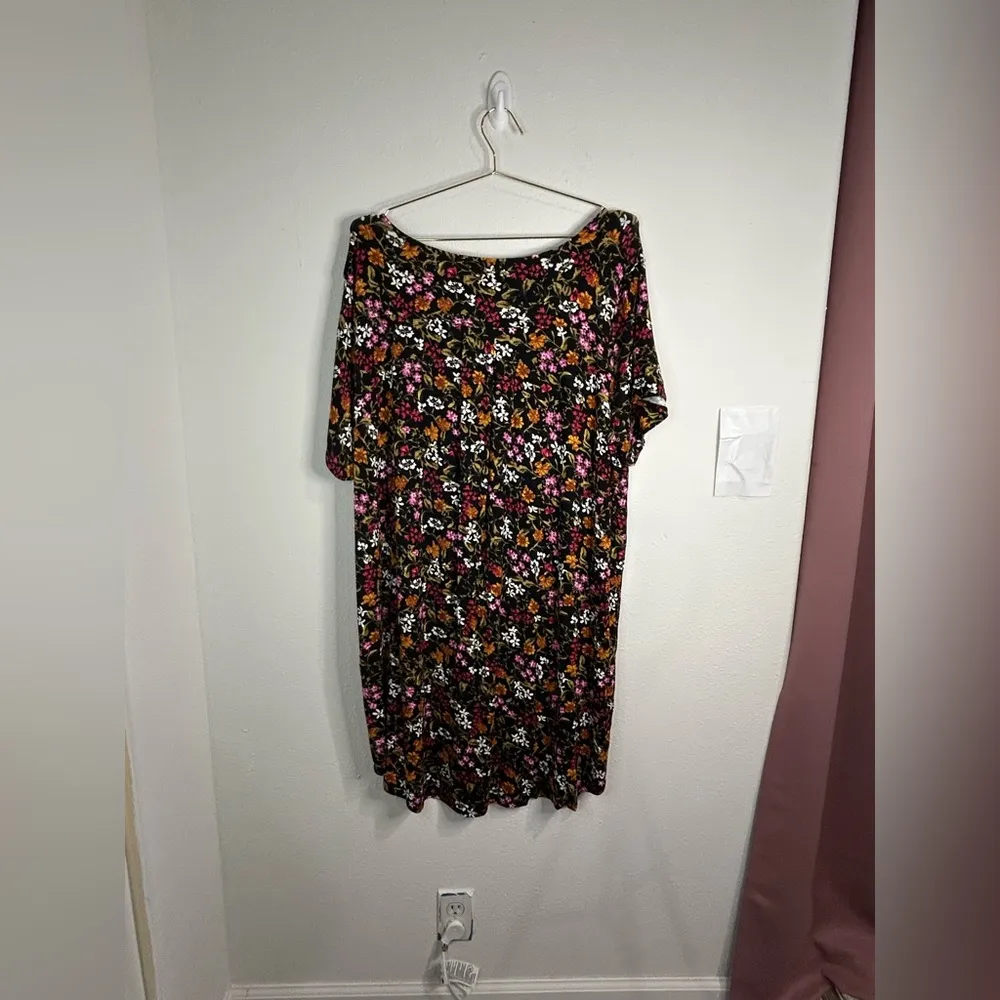 Tahari Women’s Plus Size 3X Floral High-Low Tunic Top Dress - Boho Chic - Image 5