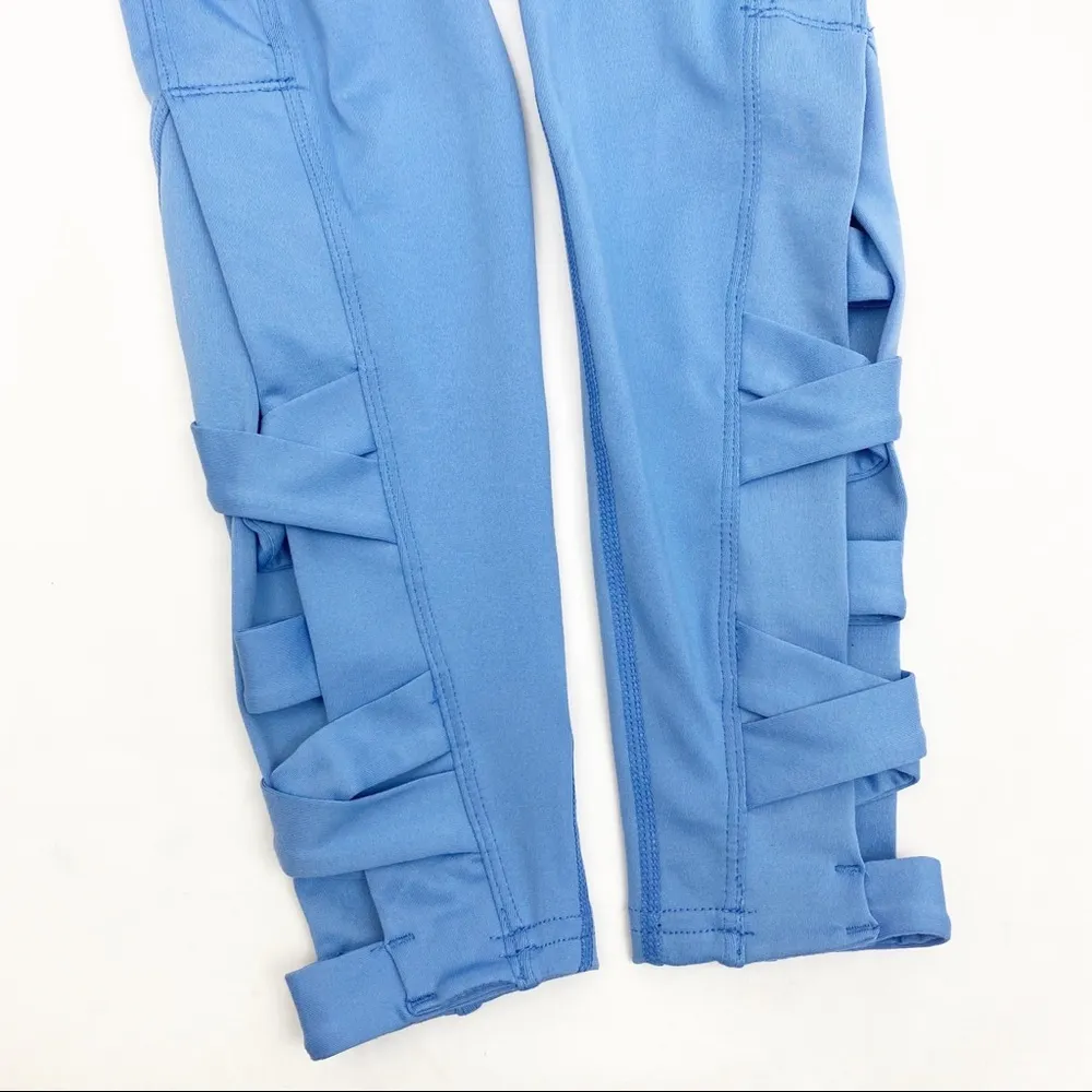 Free People Movement Very Prairie High Rise Leggings: Corsican Sea Light Blue - Image 12