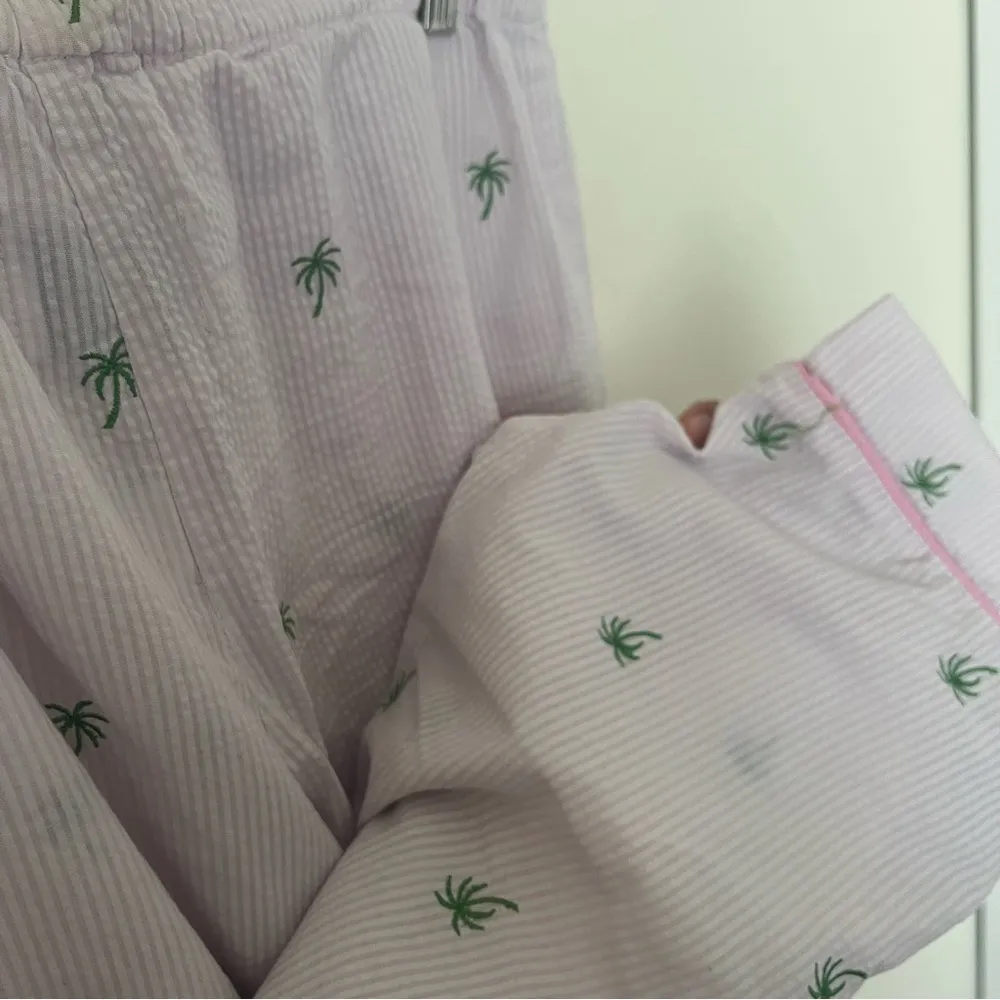 The Cat’s Pajamas Pink Stripes Palm Trees Bottom Size XS - Image 7