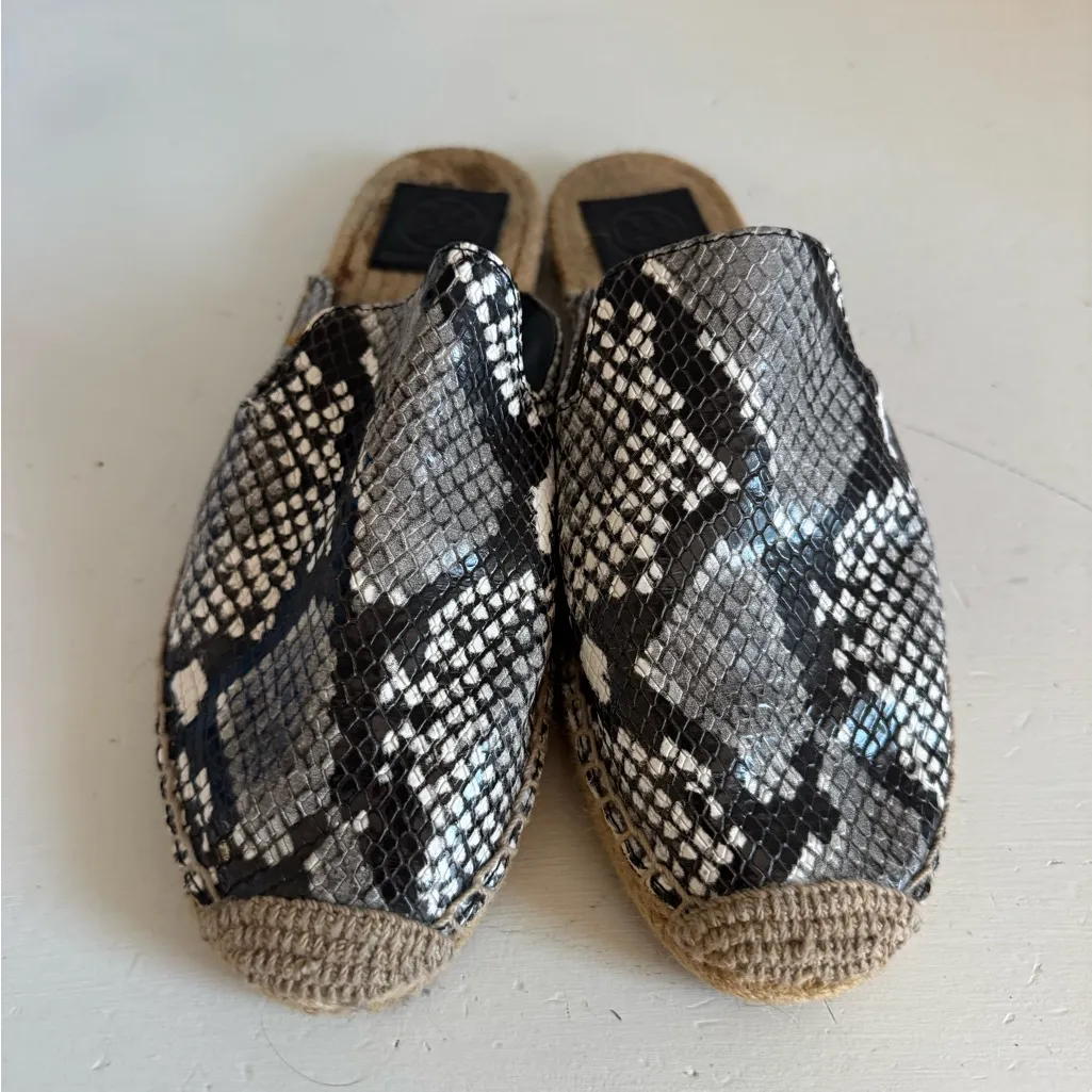 Tory Burch Max Snake print espadrille mule size 8 - Image 3